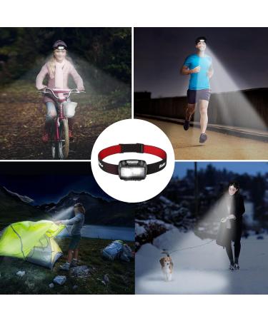 Bluchar LED Head Lamp 2 Pack - Rechargeable 8 Light Modes Waterproof Mini Headlamp for Jogging Camping & Fishing - Buy Online on GoSupps.com