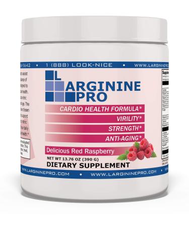 L-arginine Pro, L-arginine Supplement - 5,500mg of L-arginine Plus 1,100mg L-Citrulline Raspberry 13.76 Ounce (Pack of 1)