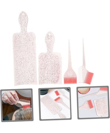 Housoutil 1 Set Highlighter Comb Hair Salon Dye Board Hair Dye Color Brush Foil Board Hair Frosting Kit Hair Kit Highlighting Kit Hair Coloring Tools Nylon Modeling Hair Color Board Pink - Buy Online on GoSupps.com