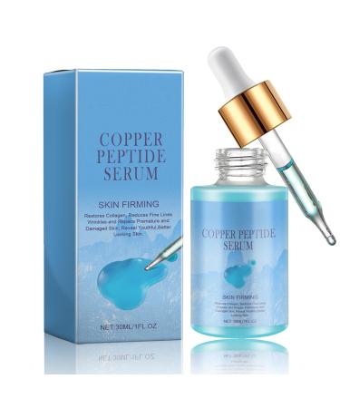 Face Serum for Women - Face Serum - Face Care for Women - Copper Peptides Dark Spot Correcting Glow Serum - Hyaluronic Acid Serum Skincare - Hydrating Improving Damaged Skin & Making Skin Radiant