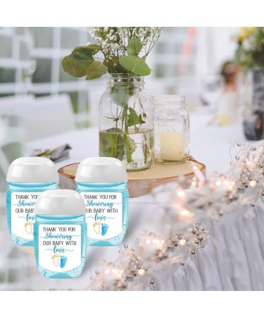 Blue Baby Shower Hand Sanitizer Labels - Thank You Stickers Party Favors 1.26 x 1.39 - Buy Online on GoSupps.com