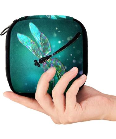 Cartoon Green Animal Period Bag | Sanitary Napkin & Makeup Storage | Pad Holder 2537 - Buy Online on GoSupps.com