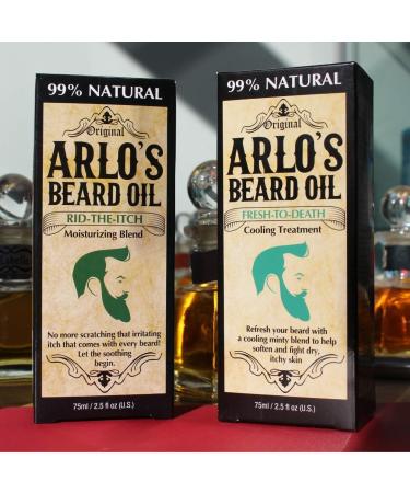 Arlo's Fresh to Death Beard Oil 75ml - Premium Grooming Solution - Buy Online on GoSupps.com