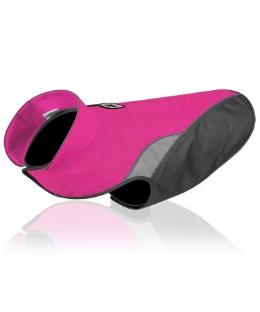 RC Gearpro waterproof fleece cold weather pet vest winter coat with reflective stripes for small medium -sized dogs (XXL rose) XXL rose