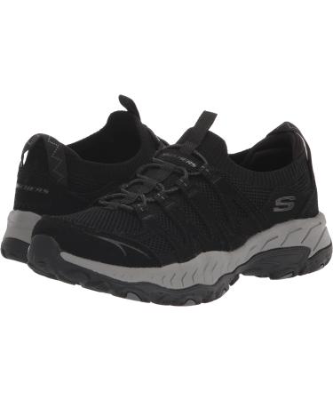 Skechers Women's Grand Peak Hiking Shoe 9 - Black/Charcoal - Comfort and Style for Outdoor Adventures - Buy Online on GoSupps.com