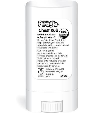Boogie Wipes Chest Rub Stick - Soothing Eucalyptus and Lavender - 0.49oz (Pack of 1) - Buy Online on GoSupps.com