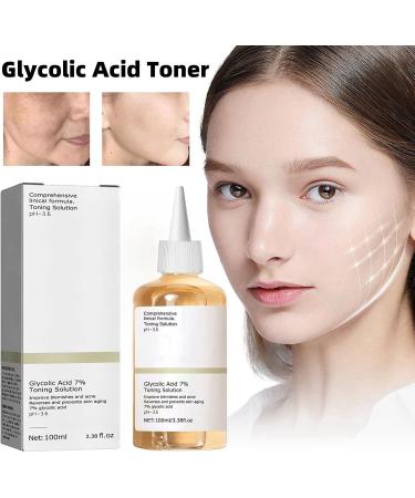 Glycolic Acid Toner Glycolic Acid 7% Toning Solution Glycolic Acid 7% Hydrating Serum Skin Glycolic Acid Serum Toner Skincare Hydrating Moisturiser Resurfacing Solution Brightening Serum Facial Serum - Buy Online on GoSupps.com