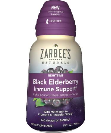 Zarbee's NightTime Black Elderberry Immune Support 8 fl oz (236 ml)