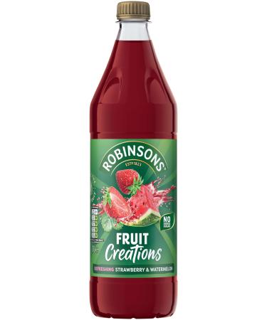 Robinsons Fruit Creations Strawberry Watermelon Squash 1L