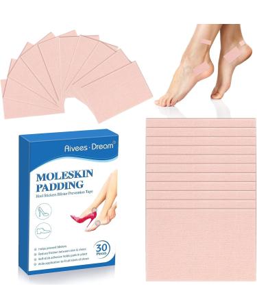 30 Sheets Moleskin Tape for Blister Prevention - Hiking Foot Protection Pads - Buy Online on GoSupps.com