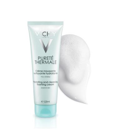 Vichy Puret Thermale Hydrating Foaming Cream Face Wash - Cleanser & Makeup Remover with Vitamin B5 - Buy Online on GoSupps.com