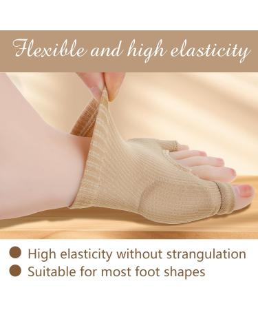 1 Pair Bunion Pads - Breathable Cushion Sleeve for Pain Relief | Comfortable Bunionette Corrector & Elastic Protector Day & Night Support for Men & Women - Buy Online on GoSupps.com
