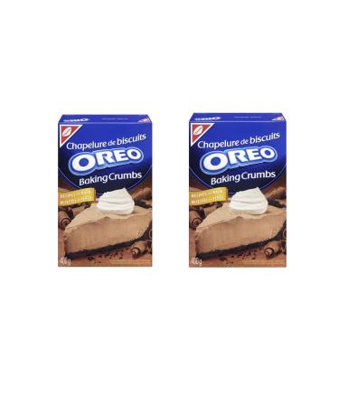 2 Pack Oreo Baking Crumbs 400 Gram/14.10 Ounces Imported from Canada