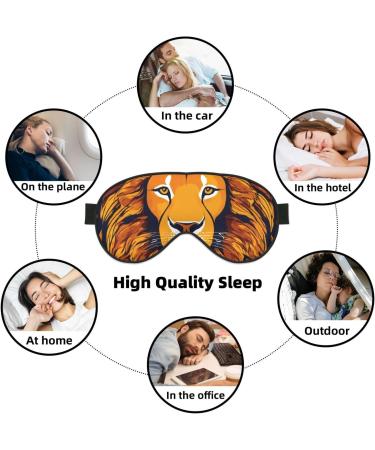SSIMOO Cool Lion Sleep Mask - Adjustable Breathable & Fashionable Eye Mask for Comfortable Sleep - International Shipping Available - Buy Online on GoSupps.com