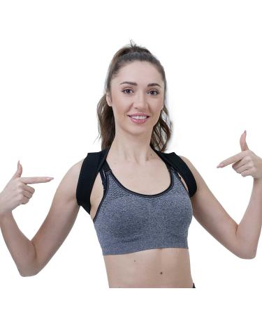 Adjustable Posture Corrector for Women and Men - Breathable Back Support for Pain Relief - Universal Size - Buy Online on GoSupps.com