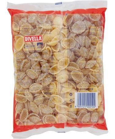  Italian Gourmet E.R. Divella Orecchiette N. 86/P Pack of 10 durum wheat semolina pasta 500 g + Italian Gourmet Polpa di Pomodoro 400 g - Buy Online on GoSupps.com