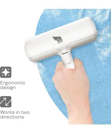 Pet Hair Remover - Reusable Lint Roller for Furniture Clothing & Carpets - Lightweight & Easy to Use (Gray) | International Shipping - Buy Online on GoSupps.com