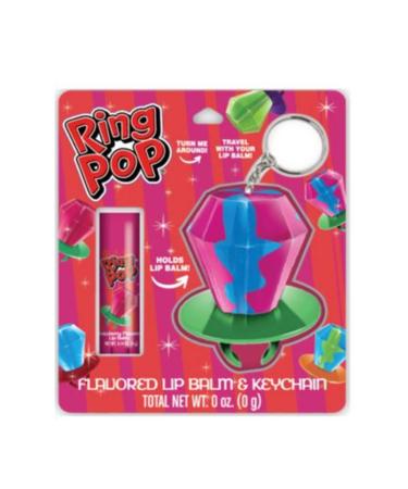 Ring Pop Lip Balm Keychain
