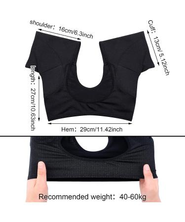 2 Pcs Underarm Sweat Vest for Women - Reusable Armpit Sweat Proof Shirt - Washable Dress Shields - Anti Sweat Underarm Guard - Women's Underwear Vest for Armpit Protection - Buy Online on GoSupps.com