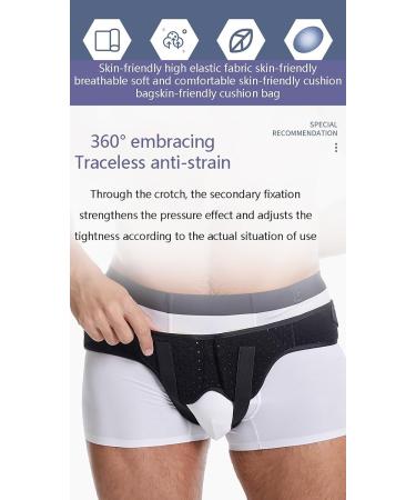 CCXRC Breathable Ergonomic Truss Belt for Men | Postoperative Support & Removable Upholstery for Inguinal Hernia Relief - Buy Online on GoSupps.com