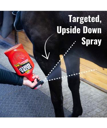 Absorbine UltraShield Red Fly Spray 32oz Quart - Long-lasting Insecticide & Repellent for Horses & Livestock - Buy Online on GoSupps.com