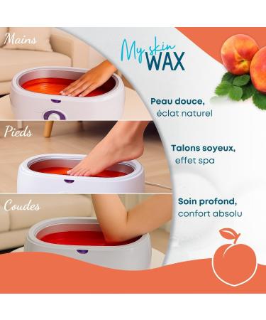 Cire de paraffine Maxi Pack 6 blocs de 400 g (2 4 kg) parfum p che hydratante sans effet gras id ale pour bains mains et pieds soulagement arthrite p dicure P che - Buy Online on GoSupps.com