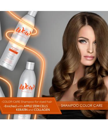 Color Care Shampoo - Maintenance for Color-Treated Hair with Apple Stem Cells Keratin & Collagen | UV Protection - 11.8 fl oz - Buy Online on GoSupps.com