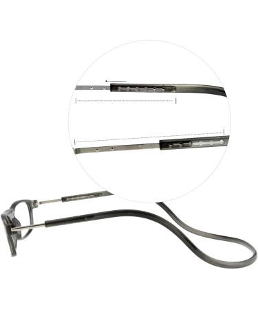 TBOC Reading Glasses +1.00 - Adjustable Foldable Black Reading Aid for Men & Women - Magnetic Closure Presbyopia Glasses (1 Pack) - Buy Online on GoSupps.com