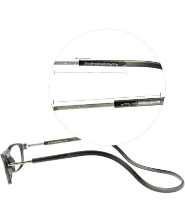 TBOC +3.50 Reading Glasses for Men & Women - Foldable Adjustable Black Frames | Presbyopia Aid with Magnetic Closure - 1 Pack - Buy Online on GoSupps.com