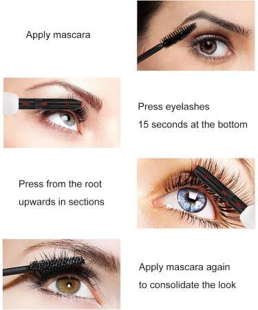 Heated Eyelash Curler Electric Eyelash Curler Heated Eyelash Curler Long Lasting Natural Eyelash Curler for Women Lashes Natural Curls(White) - Buy Online on GoSupps.com