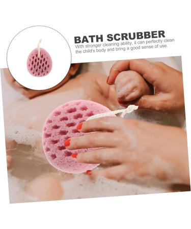 PLAFOPE Bath Sponge Sponges Scrubber Exfoliating Sponge Skin Bath Ball Sponge Bath Balls Bath Back Sponge Bathing Bubble Making Sponge Showering Ball Bath Flower Tool Girl The Bubble Pink - Buy Online on GoSupps.com