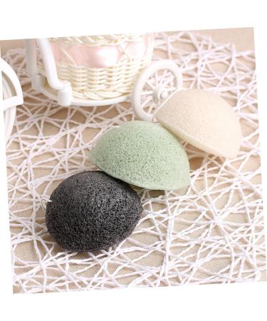 FRCOLOR Facial Cleaning Sponge Face Sponge Charcoal Sponges Facial Sponge Korean Facial Sponge Soonges Sponge White Natural Cleansing Sponge - Buy Online on GoSupps.com
