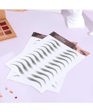 Autocollants Sourcils 6 Feuilles 6d Effet Naturel Waterproof Tatouage Temporaire Sourcils R alistes Maquillage Faux Transfert Mise Soins Beaut Yeux - Buy Online on GoSupps.com