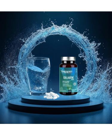 Collag ne Marin | Vitamines C & E | Hydratation & Anti- ge | 60 G lules VINDI NUTRITY Fabriqu en France - Buy Online on GoSupps.com