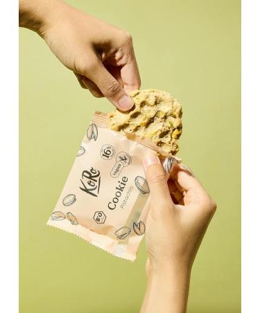 KoRo - Organic pistachio cookie (16%) - Vegan and gluten free - with white nuggets cashews and pistachios - organic quality - Buy Online on GoSupps.com