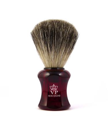 Shaving brush Royal VP - with real pure badger hair - red handle