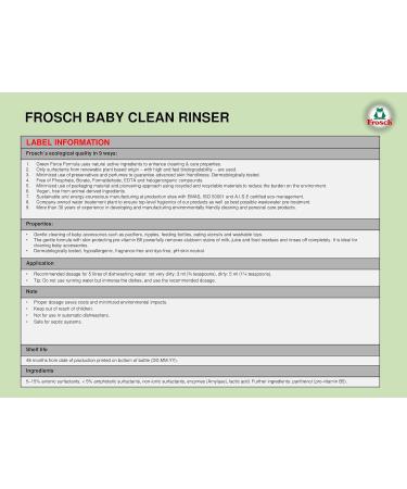 Eco-Friendly Baby Cleaning Liquid - Buy Online on GoSupps.com