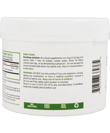 1lb Magnesium Chloride Hexahydrate Crystal Powder - Pharmaceutical Grade, Pure Ph. EUR. BP USP 100% - Heiltropfen - Buy Online on GoSupps.com