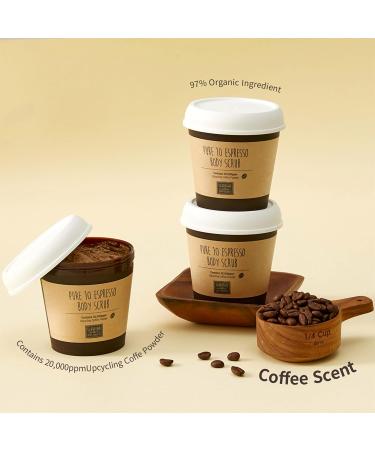 Buy Pure 10 Espresso Body Scrub - Korean Exfoliating Coffee Scrub for Smooth Skin Acne & Stretch Marks - 6.8 Fl Oz - Buy Online on GoSupps.com