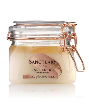 Sanctuary Spa Salt Body Scrub Exfoliating Dead Sea Salt with Natural Oils Vegan and Cruelty Free 650g 650 g (Pack of 1)