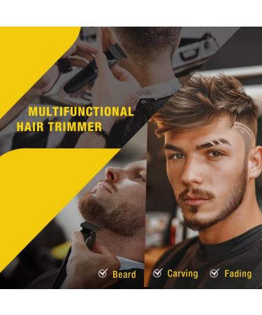 SUPRENT Hair Trimmers for Men - Cordless Zero-gapped Beard Hair trimmer with LED Display High-performance Rechargeable Trimmer for Home Use With Titanium Blades - Buy Online on GoSupps.com