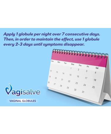 Vagisalve Vaginal Globules | Vaginal Moisturiser | Fast Long-Lasting Relief from Vaginal Dryness and Discomfort | Soothes Irritations | 7 Easy to Use Globules - Buy Online on GoSupps.com