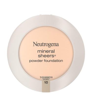Neutrogena Mineral Sheers Compact Powder Foundation - Oil-Free, Fragrance-Free, Classic Ivory (Pack of 2) - 10.34 oz - Buy Online on GoSupps.com
