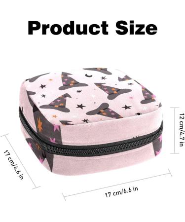 Halloween Pattern Menstrual Cup & Pad Storage Bag - Feminine Menstruation Bags Color 7 - Buy Online on GoSupps.com