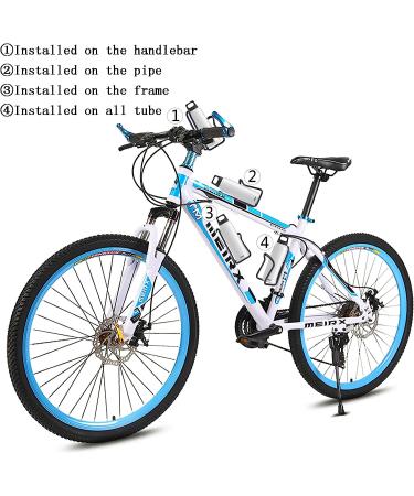 FiveBox Lightweight Aluminum Bicycle Water Bottle Cage Holder - Black | 1Pack - Buy Online on GoSupps.com