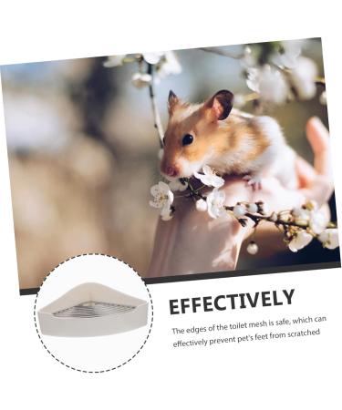 BESPORTBLE Small Pet Ceramic Toilet Cat Toilet Bunny Toilet Bunny Litter Bunny Cage Toilet Bins White Ceramics 24x18.5cm White - Buy Online on GoSupps.com