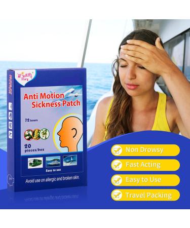 ifory Motion Sickness Patches Non-Drowsy - 20 Count Cruise Ship Essentials - Buy Online on GoSupps.com