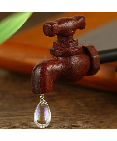 Hair Chopsticks | New Chinese Hair Pins with Faucet Design - Chinese Hair Accessories Retro Sandalwood Elegant Hair Stick for Buns Long Hair Women & Girls - Buy Online on GoSupps.com