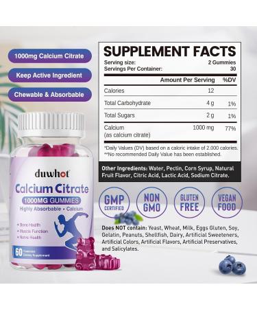 Potassium Citrate 1000mg Gummies Calcium Citrate 1000mg Gummies Support Leg Cramp Bone & Muscle Health - Buy Online on GoSupps.com