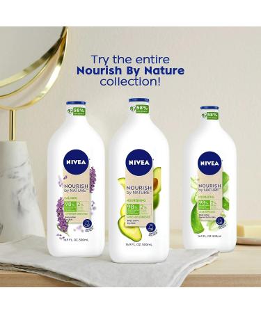 NIVEA Calming Lavender Enriched Body Lotion 16.9 fl oz - Nourish Dry Skin - Buy Online on GoSupps.com